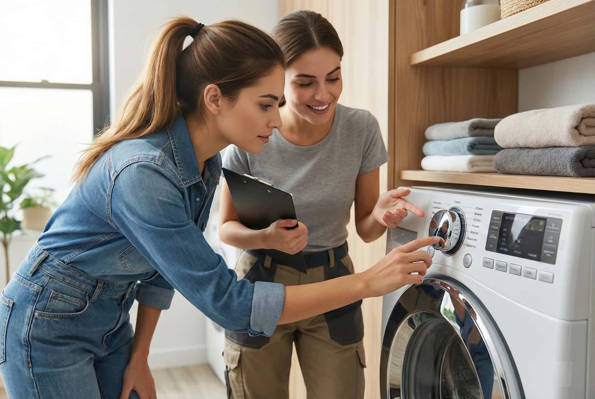 Using a clothes dryer as an effective dusting tool for home cleaning, showing reduced static electricity and easier dust removal.
