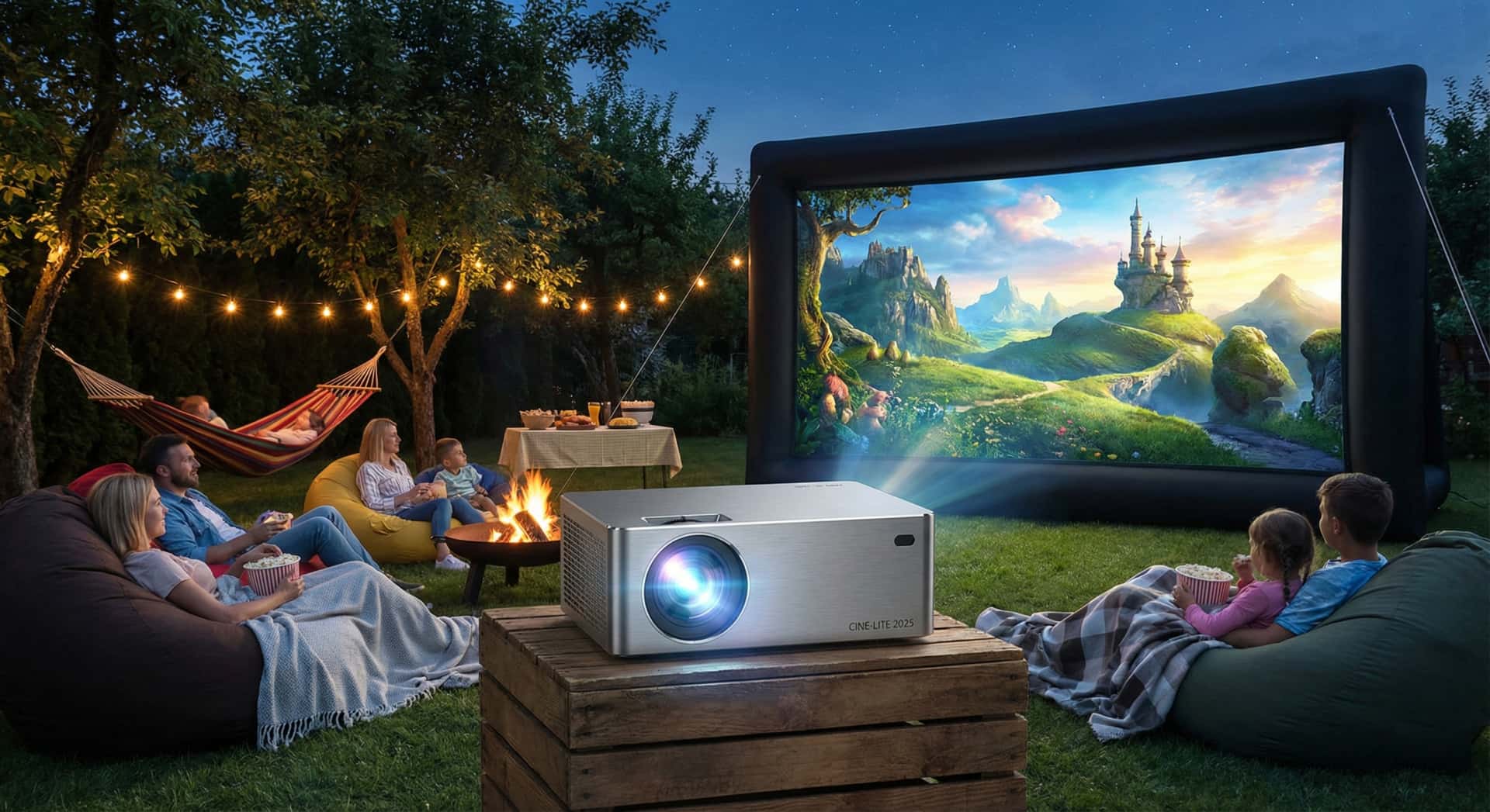 Portable Outdoor Projectors for Backyard Movie Nights in Louisiana