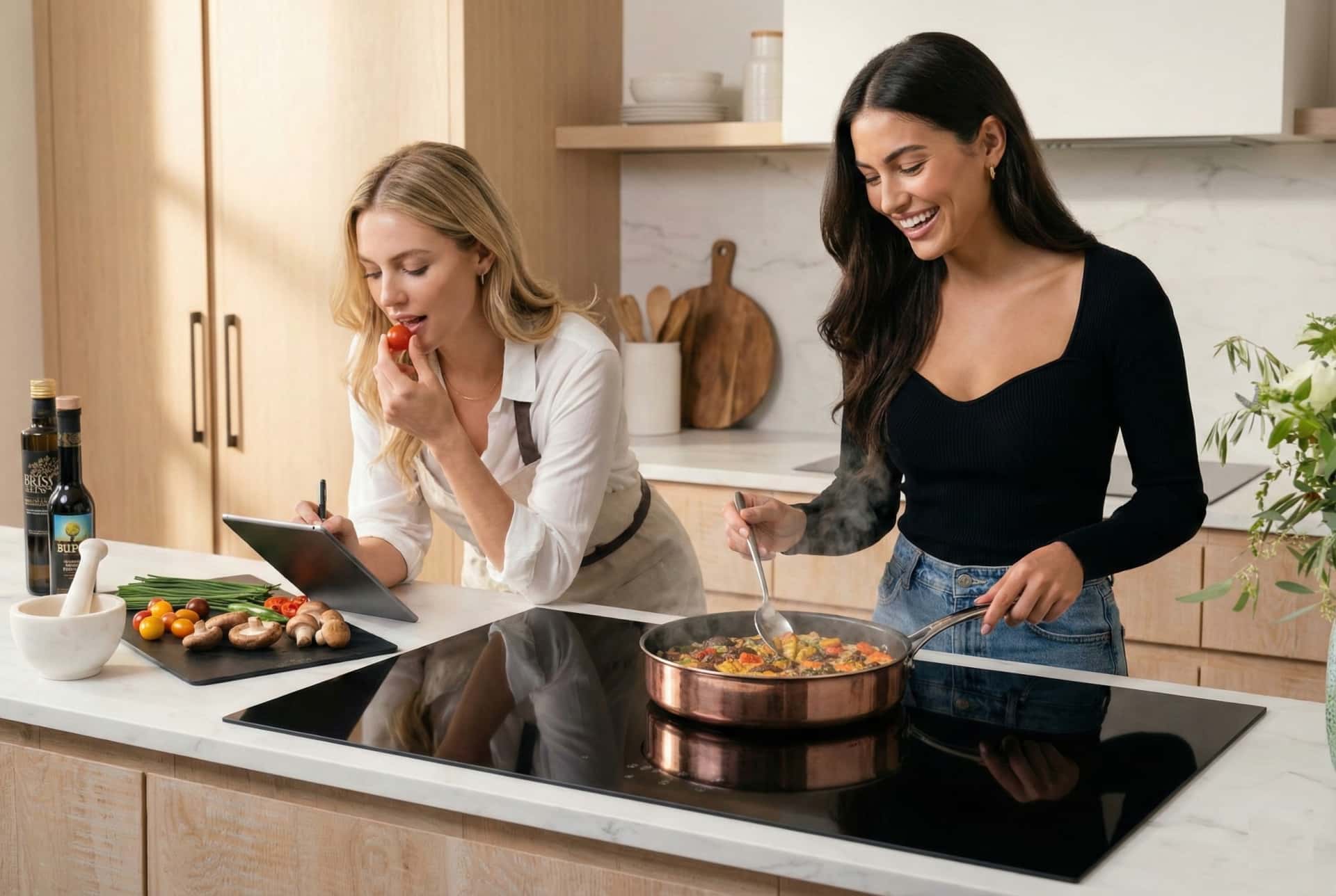 Induction cooktop lineup inside ToolGenX lab
