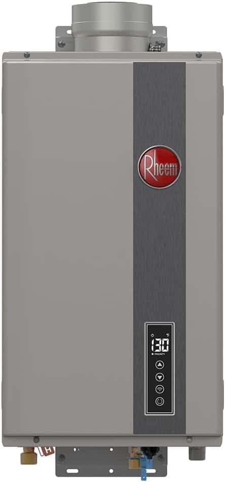 Rheem RTG-95DVELN-3 High Efficiency Non-Condensing Indoor Tankless Natural Gas Water Heater with WiFi