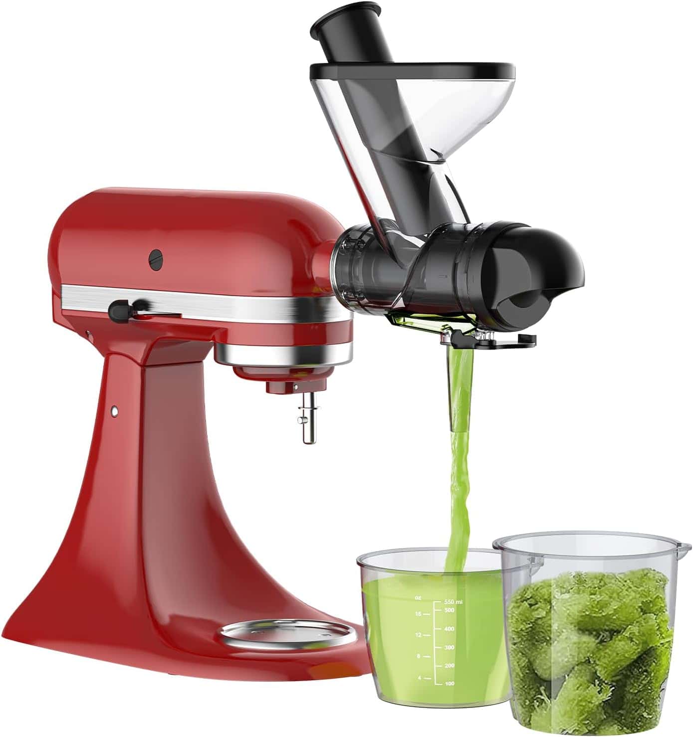 FOCOllK Masticating Juicer Attachment - Cold Press Dual Feed