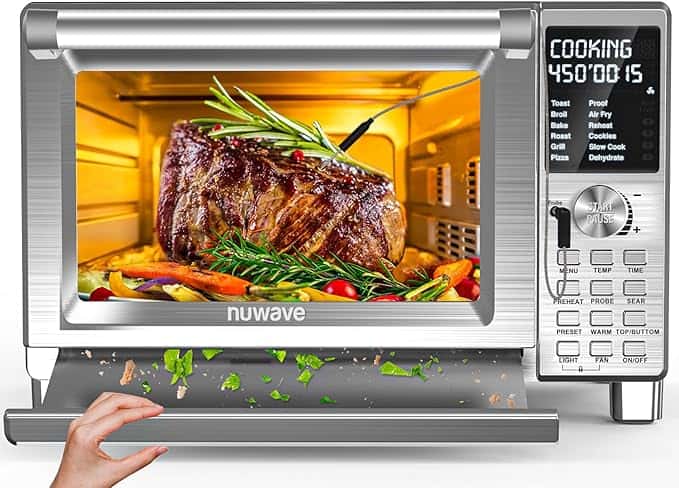 Nuwave Bravo XL Pro Air Fryer Toaster Oven with Super Convection