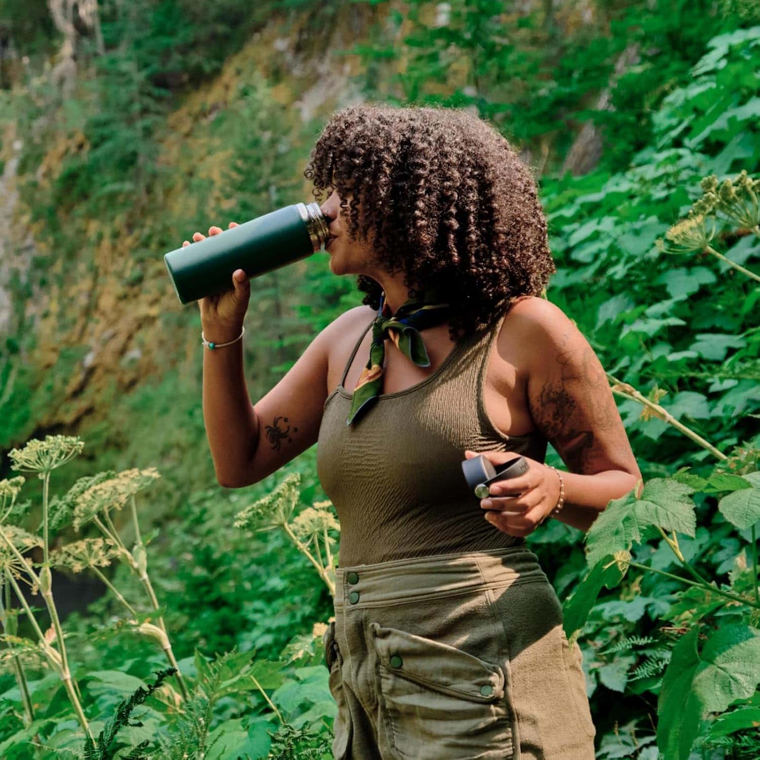 Hydro Flask Water Bottle - Insulated Stainless Steel - Wide Mouth Flex Lid, Non Spill, Leakproof and Refillable in 32 Oz