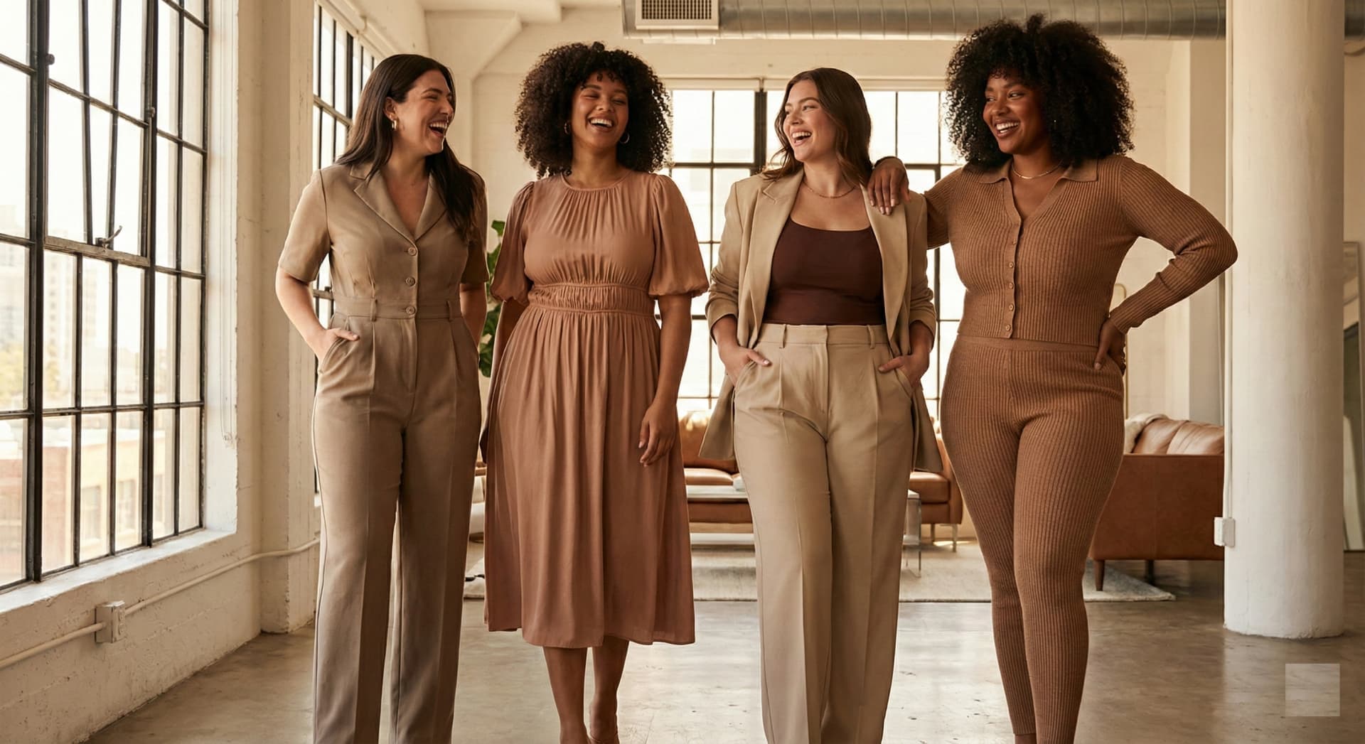 Body type styling blueprint featuring outfit silhouettes