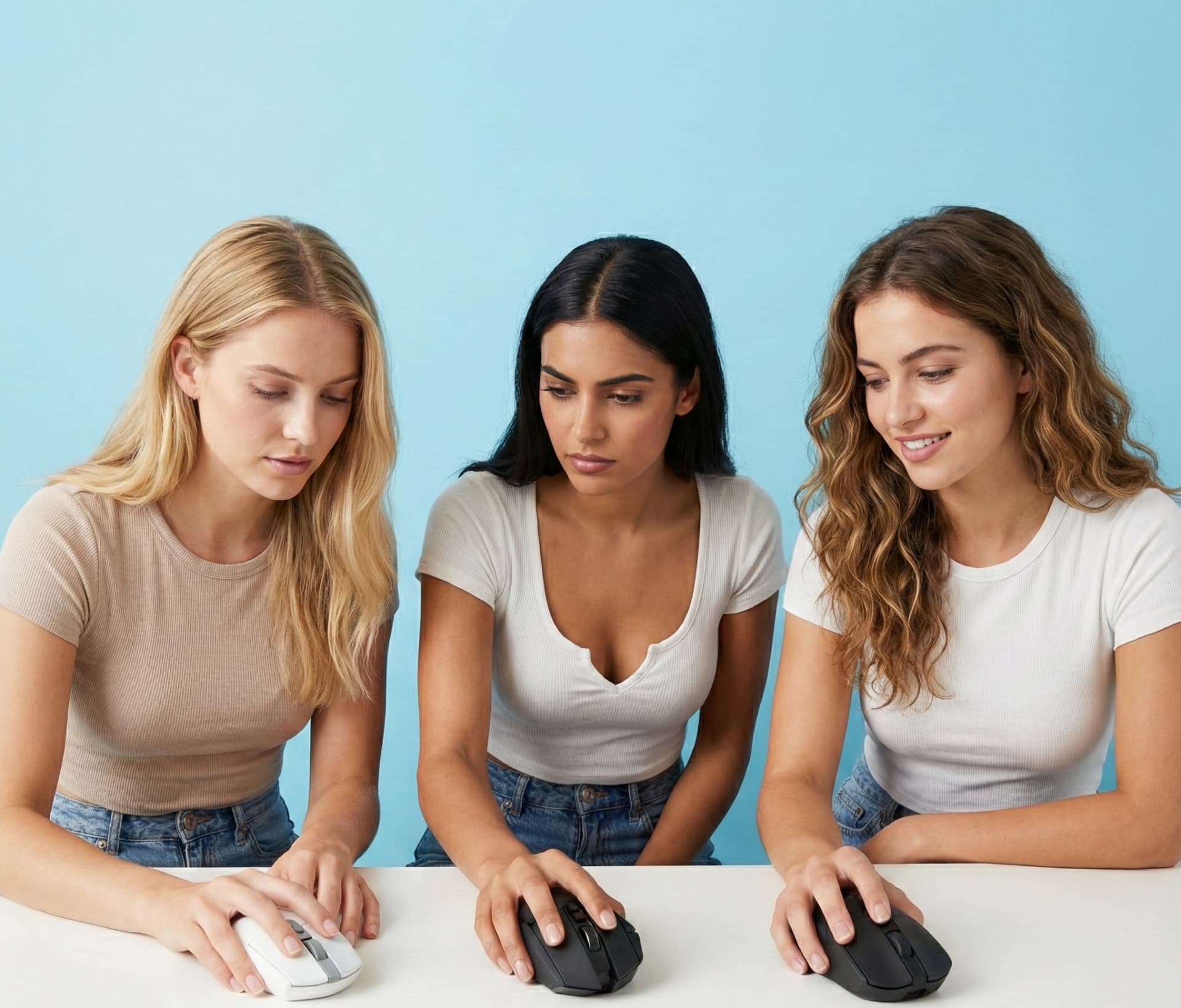 The 7 Best Silent Click Mice for Remote Workers displayed on a modern desk setup