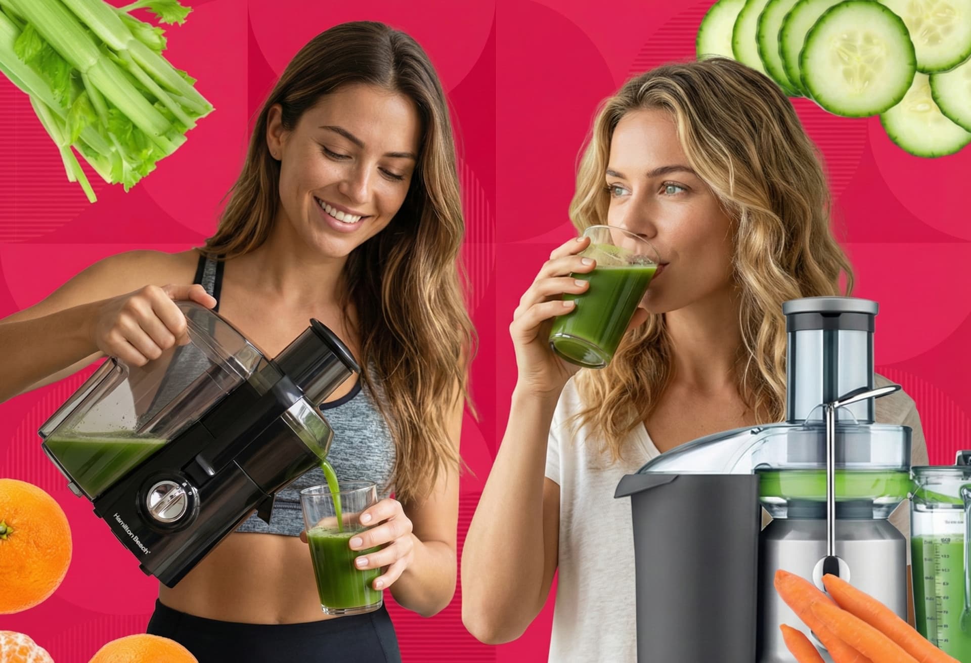 Fresh citrus being juiced