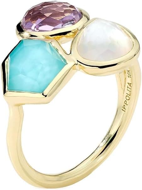 Ippolita Rock Candy® Small 18K Yellow Gold & Multi-Gemstone Cluster Ring - Fashion Accessories - $1,995.00