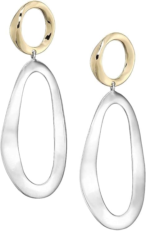 Ippolita Classico Large Chimera Two-Tone Smooth Snowman Double-Drop Earrings - Jewelry - $1,395.00