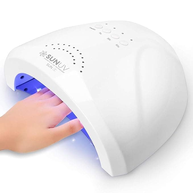SUNUV UV LED Nail Lamp, Gel Light for Nail Polish UV Dryer with 3 Timers SUNone White - Beauty & Cosmetics - Nail Lamp - $26.39