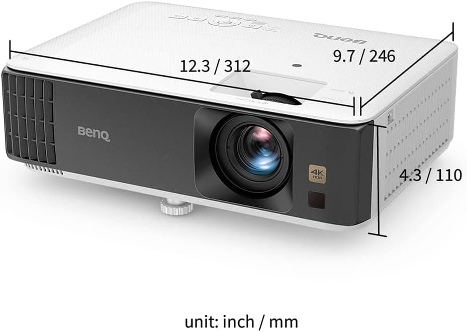 BenQ TK700 4K HDR Gaming Projector with enhanced dark visual details and 3200 lumens