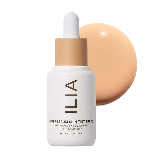 ILIA - Super Serum Skin Tint SPF 40 | Non-Comedogenic, Vegan, Lightweight - Spring 2026 Beauty Essential