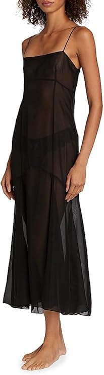 Kiki de Montparnasse Silk Chiffon Seamed Maxi Dress - Sustainable Fashion - $447.75