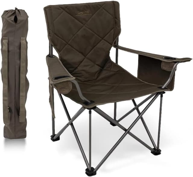 ALPS Mountaineering King Kong Camping Chairs for Adults with Mesh Cup Holders and Pockets, Built Durable and Reliable with Compact Foldable Steel Frame