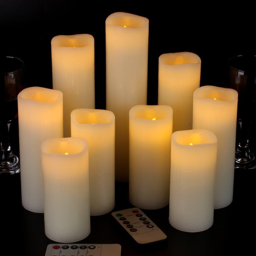Vinkor Flameless LED Candles Set with Remote