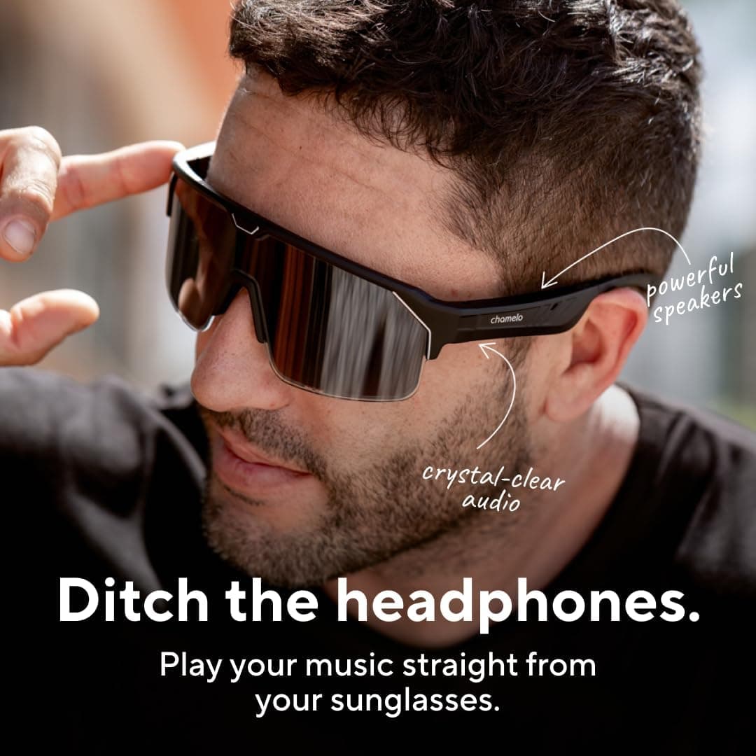CHAMELO Music Shield smart audio sunglasses