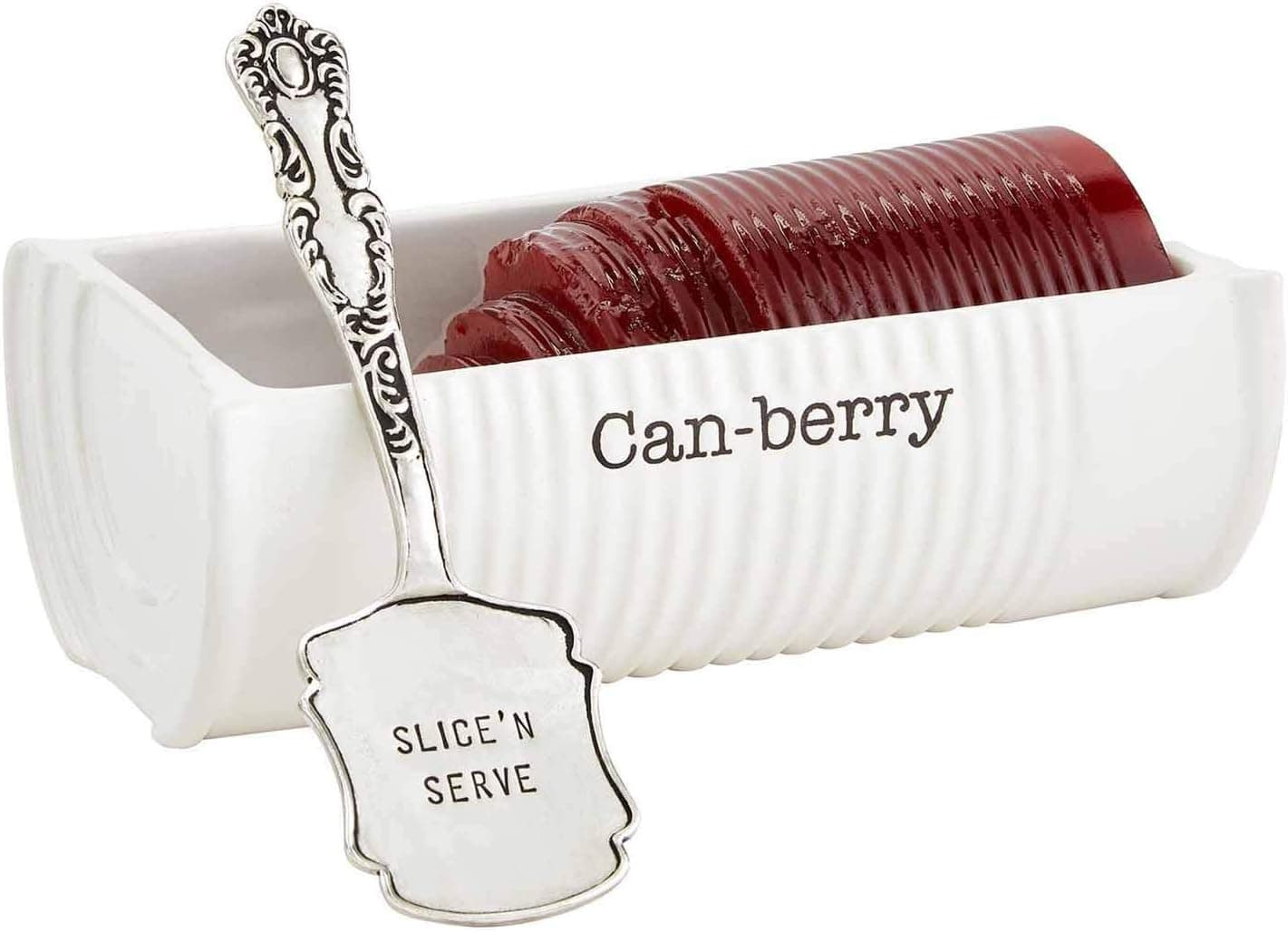 Mud Pie Can-Berry ceramic cranberry serving dish and spatula set for holiday entertaining