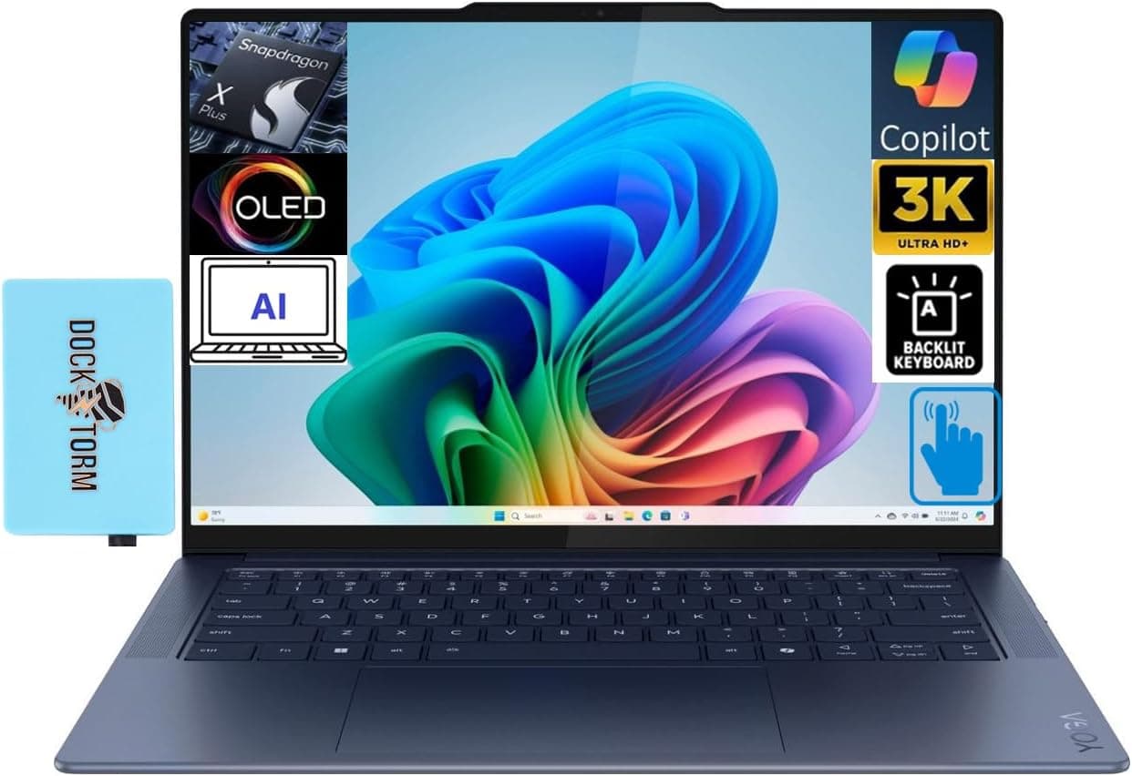 Lenovo Yoga Slim 7X Copilot PC | 14.5" 3K OLED | Snapdragon X Elite