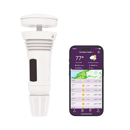Tempest Weather System with Built-in Wind Meter, Rain Gauge, and Accurate Forecasts