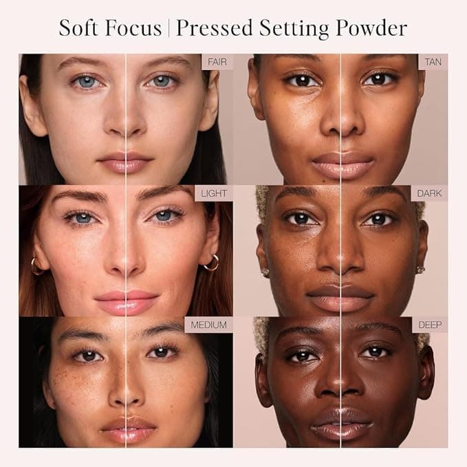 Jouer Soft Focus Hydrate & Setting Powder – Oil Absorbing & Shine Control Pressed Blurring Powder for Fine Lines and Pores – Sets Face Makeup or Concealer – Medium - Professional Grade - $38.00