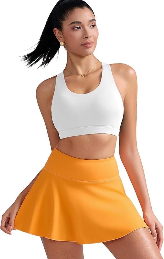 RUNNING GIRL Sports Bras for Women, Padded Strappy Sports Bras Criss-Cross Back Medium Support Sports Bras with Removable Cups - Medium Impact - Medium support - $19.99