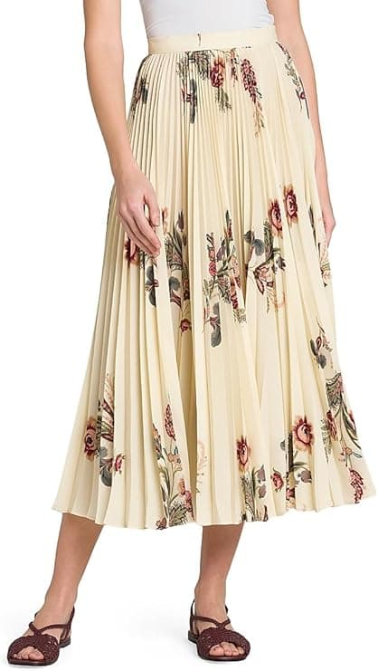 Etro Daydream Floral Pleated Midi-Skirt - Designer Skirts - $1,750.00