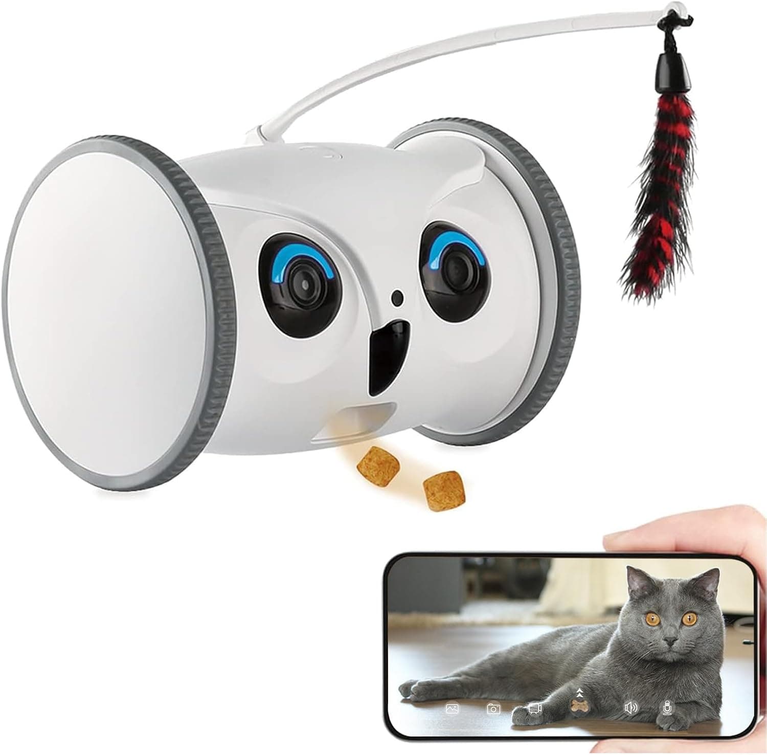 SKYMEE Owl Robot Treat Dispenser