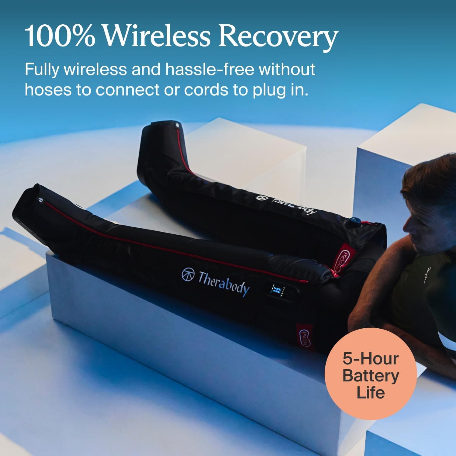 Therabody JetBoots PRO Plus wireless compression boots