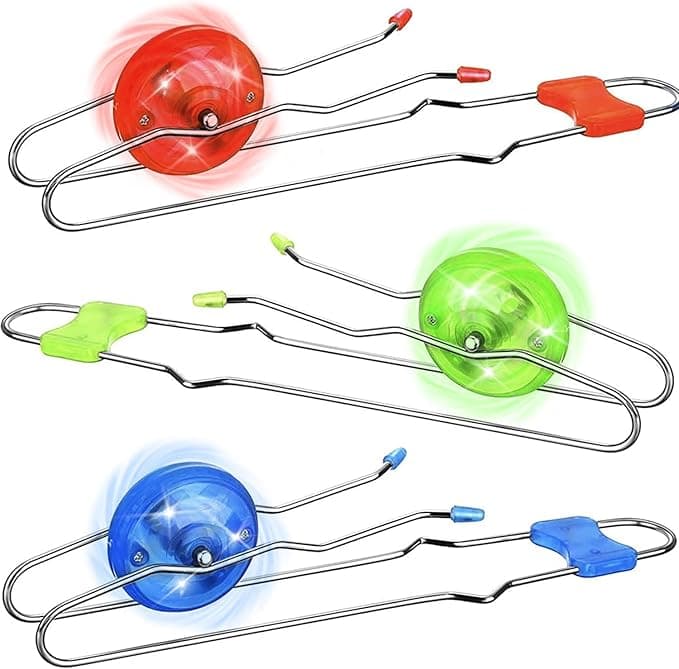 Jishi Retro Magic Rail Twirler light up glow magnetic gyro wheel classic vintage trick yoyo sensory fidget toys
