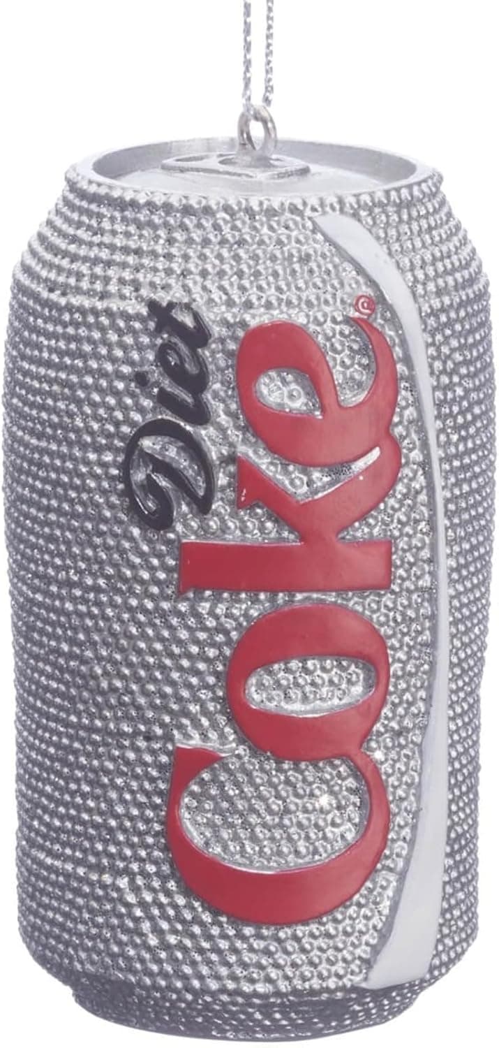 Kurt Adler Coca-Cola Diet Coke can Christmas ornament collectible