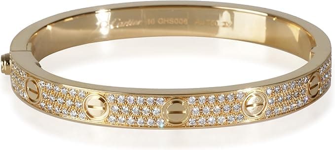Cartier Pre-Loved Love Bracelet, Yellow Gold, Diamond, 16 cm - Jewelry - $41,800.00