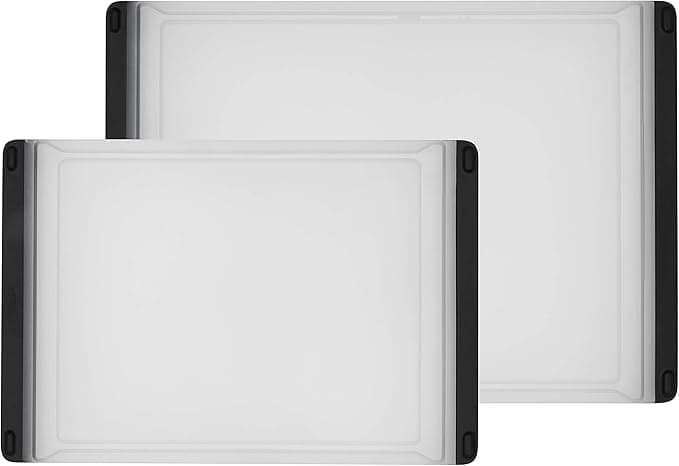 OXO Good Grips 2-Piece Plastic Cutting Board Set