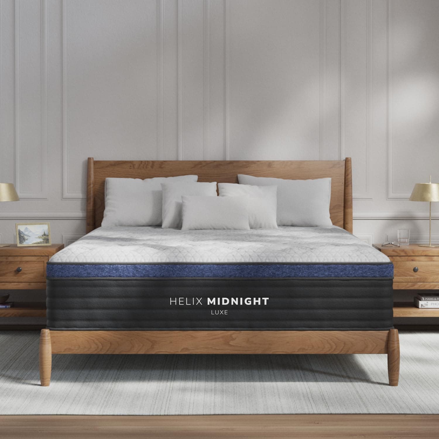 Helix Midnight Luxe Mattress Queen with premium materials