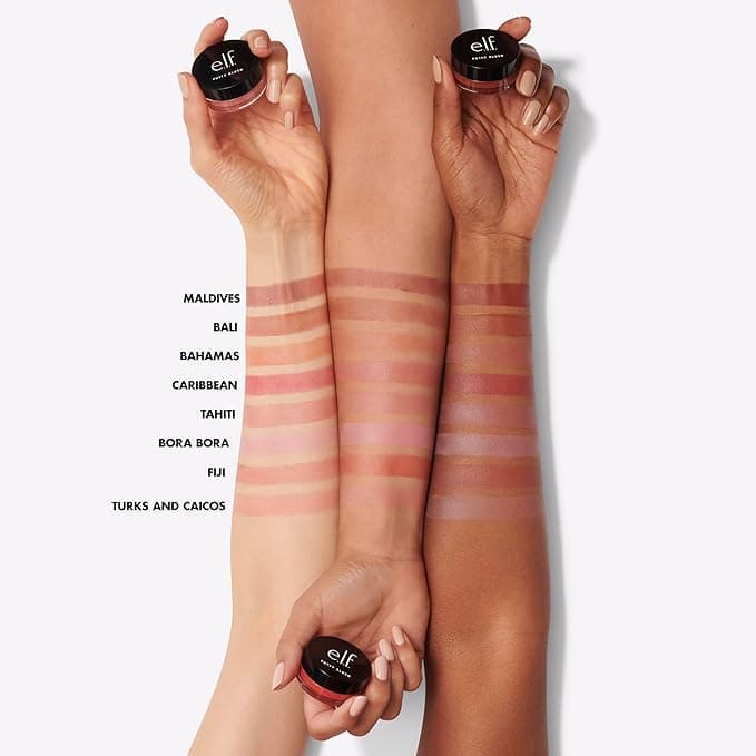 e.l.f. Putty Blush, Creamy & Ultra Pigmented Formula, Infused with Argan Oil & Vitamin E, Bahamas, 0.35 Oz (10g) - Cream Blush - $7.78