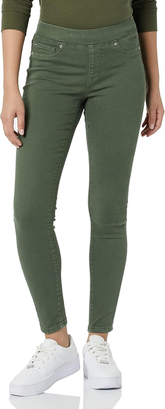 Amazon Essentials Women's Mid-Rise Stretch Pull-On Jegging