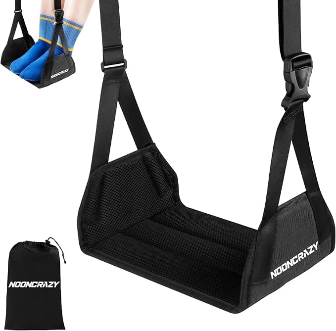 Airplane Foot Hammock with Extended Adjustment Strap - Airplane Foot Hammock