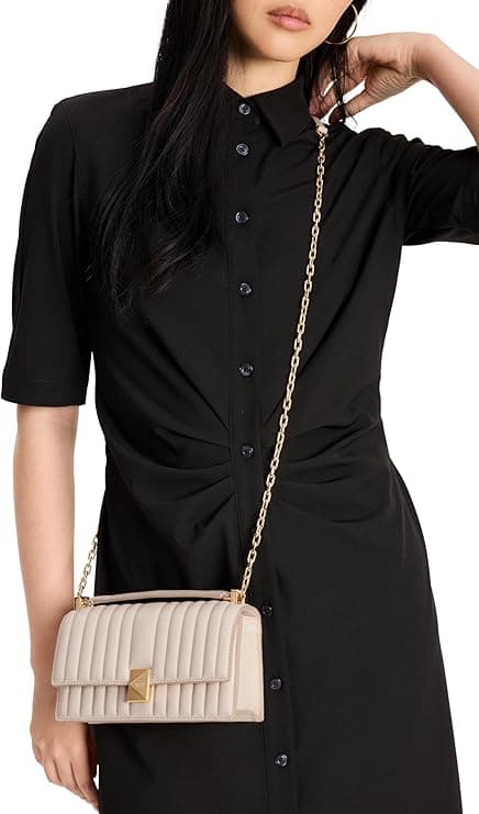 kate spade new york Deco Mini Leather Flap Chain Crossbody - Evening Crossbody - $298.00