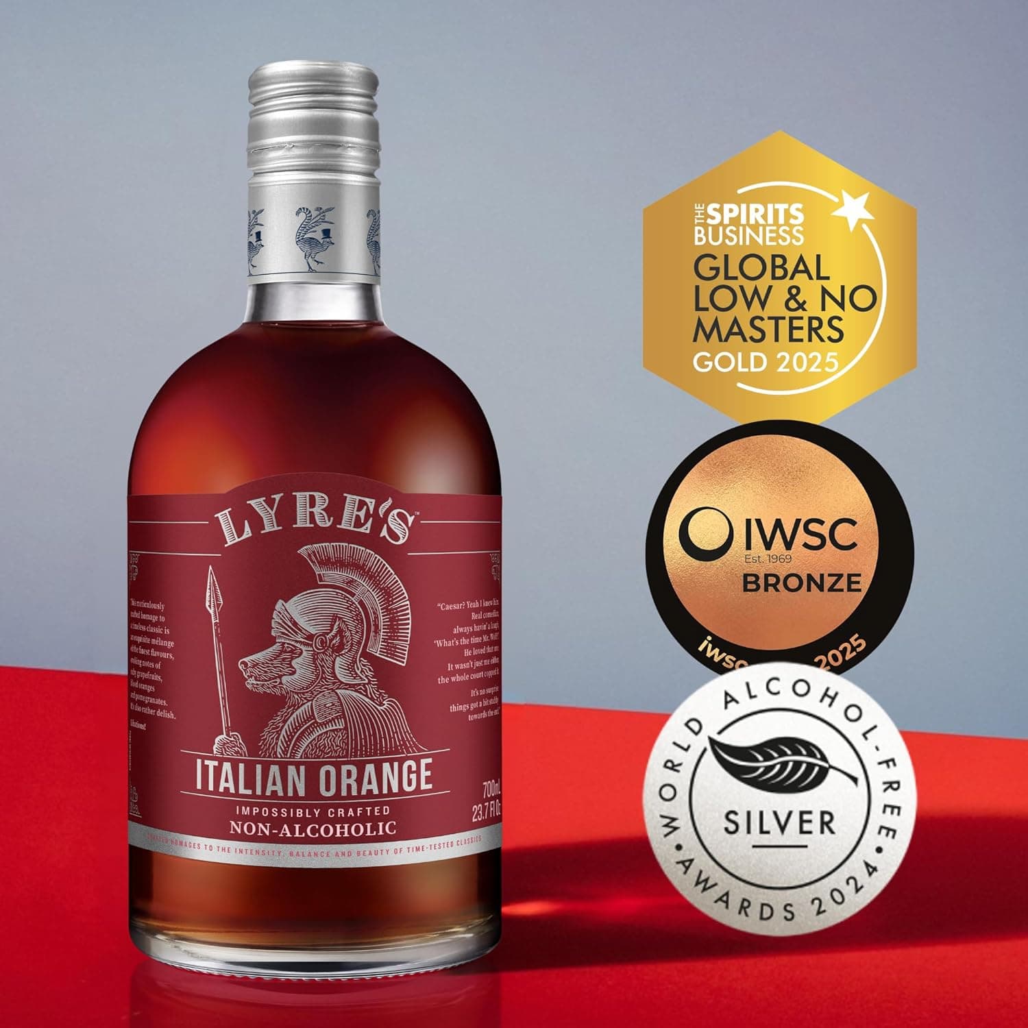 Lyre's Italian Orange Award Winning Low Calorie Alcohol Free Italian Aperitif Alternative