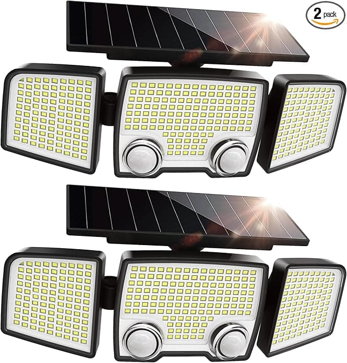 UME Solar Motion Sensor Lights 2 Pack
