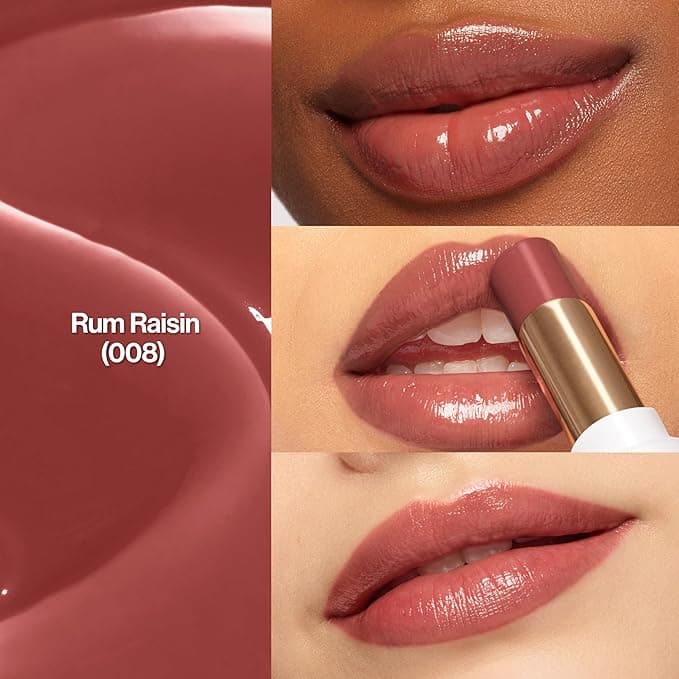 REVLON Super Lustrous Glass Shine Balm, Hydrating Tinted Lipstick, Sheer, Glossy Shiny Finish, 008 Rum Raisin, 0.11 oz - Hydrating Lipstick - $8.85