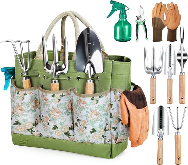 Grenebo Gardening Tools 9-Piece Set