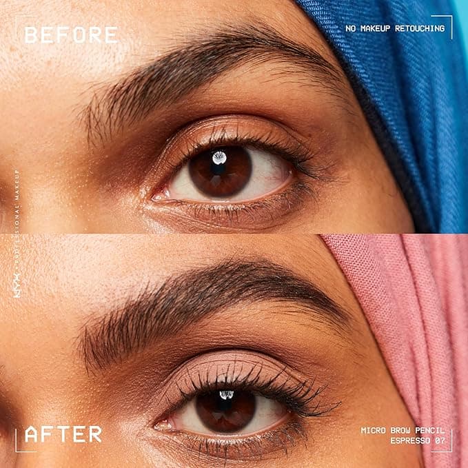 NYX PROFESSIONAL MAKEUP Micro Brow Pencil, Precise Eyebrow Pencil - Espresso - Budget Alternative - $8.16