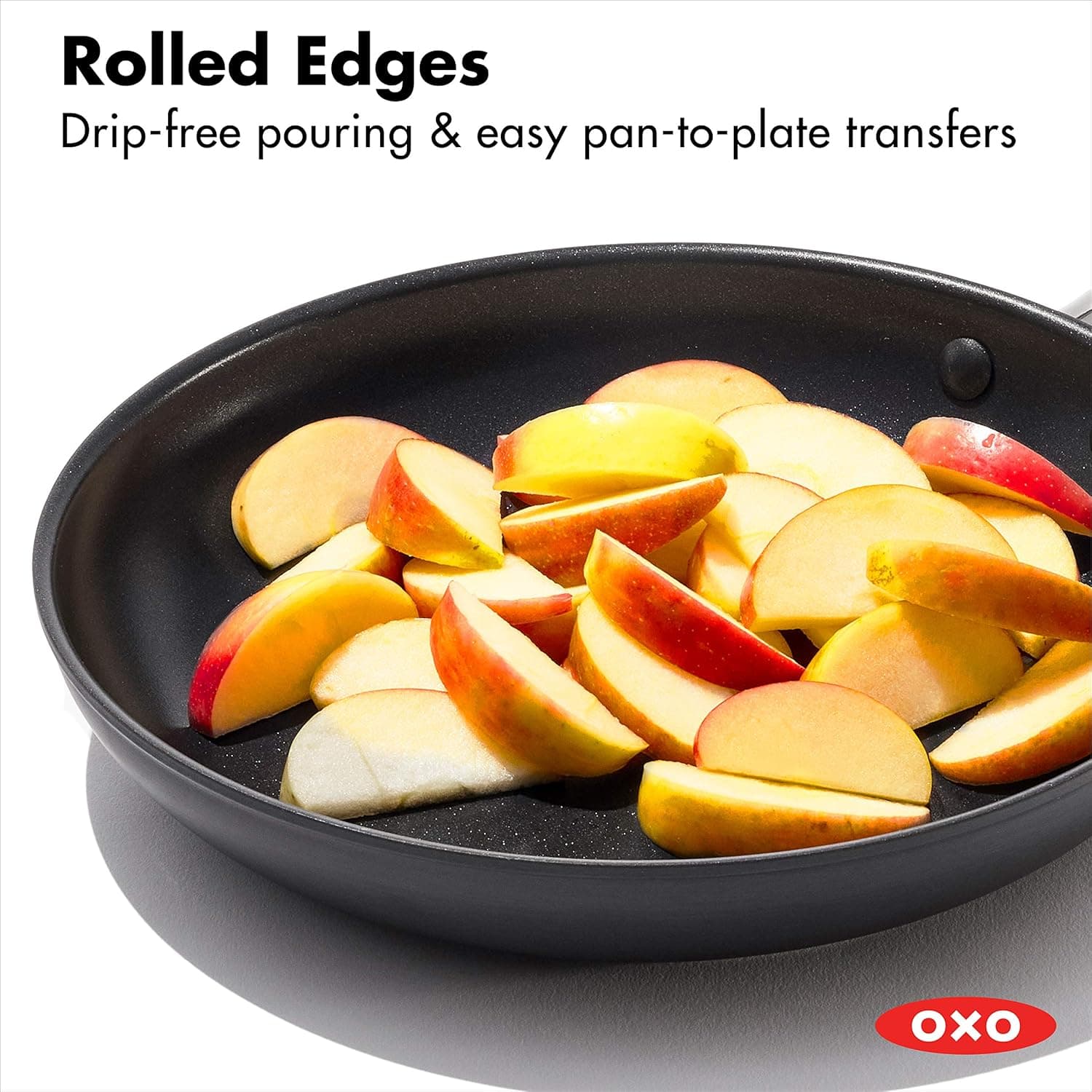 OXO Good Grips non-stick pro dishwasher safe 10 and 12 inch open frypans