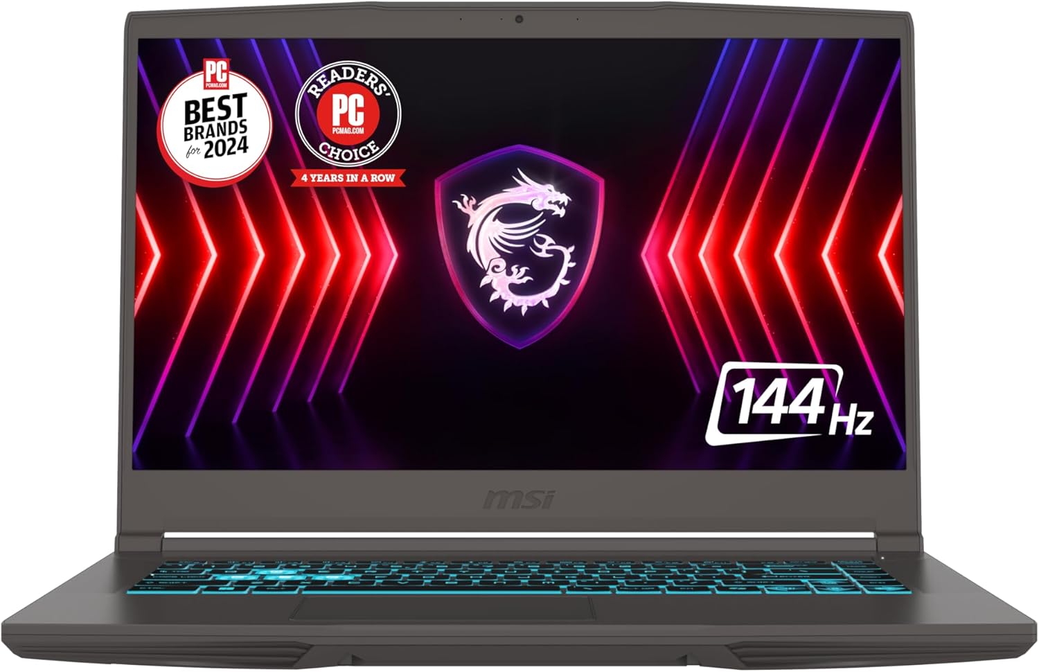 MSI Thin 15 Gaming Laptop - RTX 4050, Intel Core i7, 16GB RAM