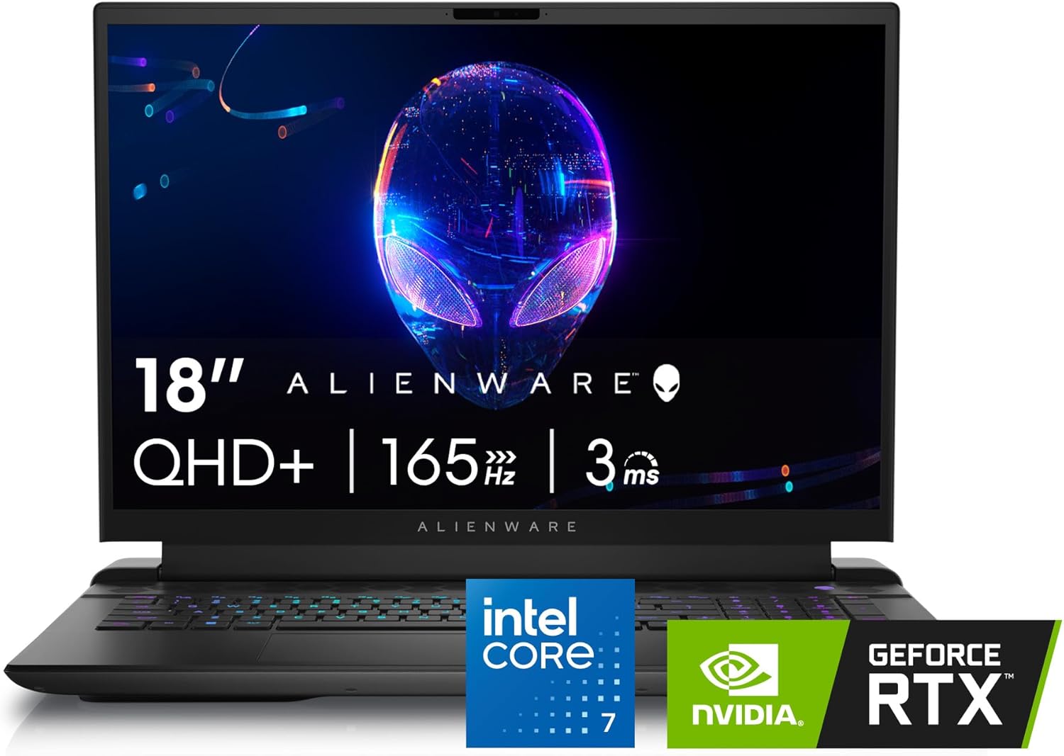 Alienware M18 Gaming Laptop - RTX 4070, 18-inch QHD+ Display