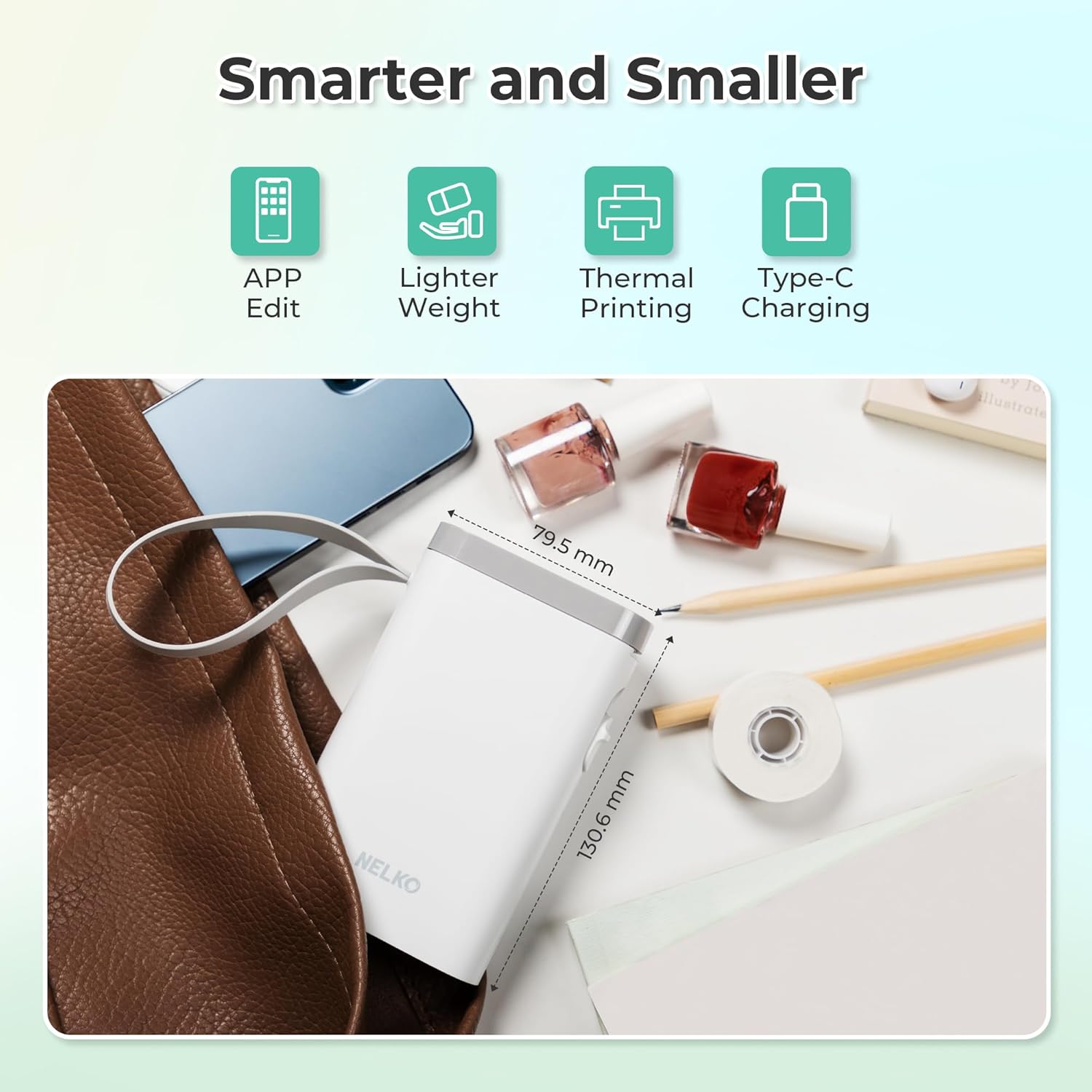 Nelko Label Maker Machine P21 Bluetooth - Best Organization Tool for Home Office