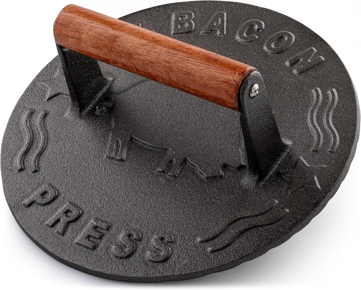 Bellemain Cast Iron Burger Press 8.5 Inch Round
