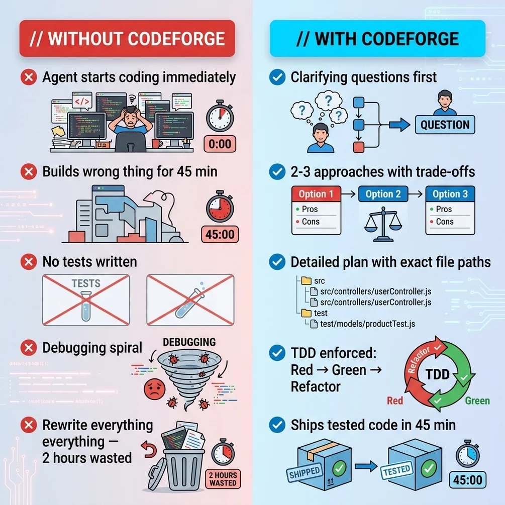 Codeforge platform support claude cursor codex gemini cli
