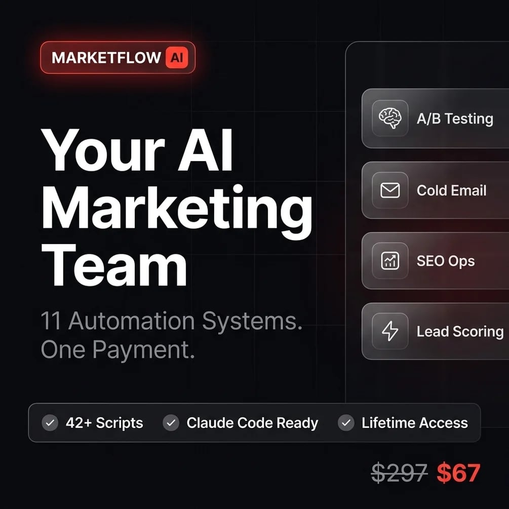 Marketflow ai 11 marketing systems 42 python scripts pinterest