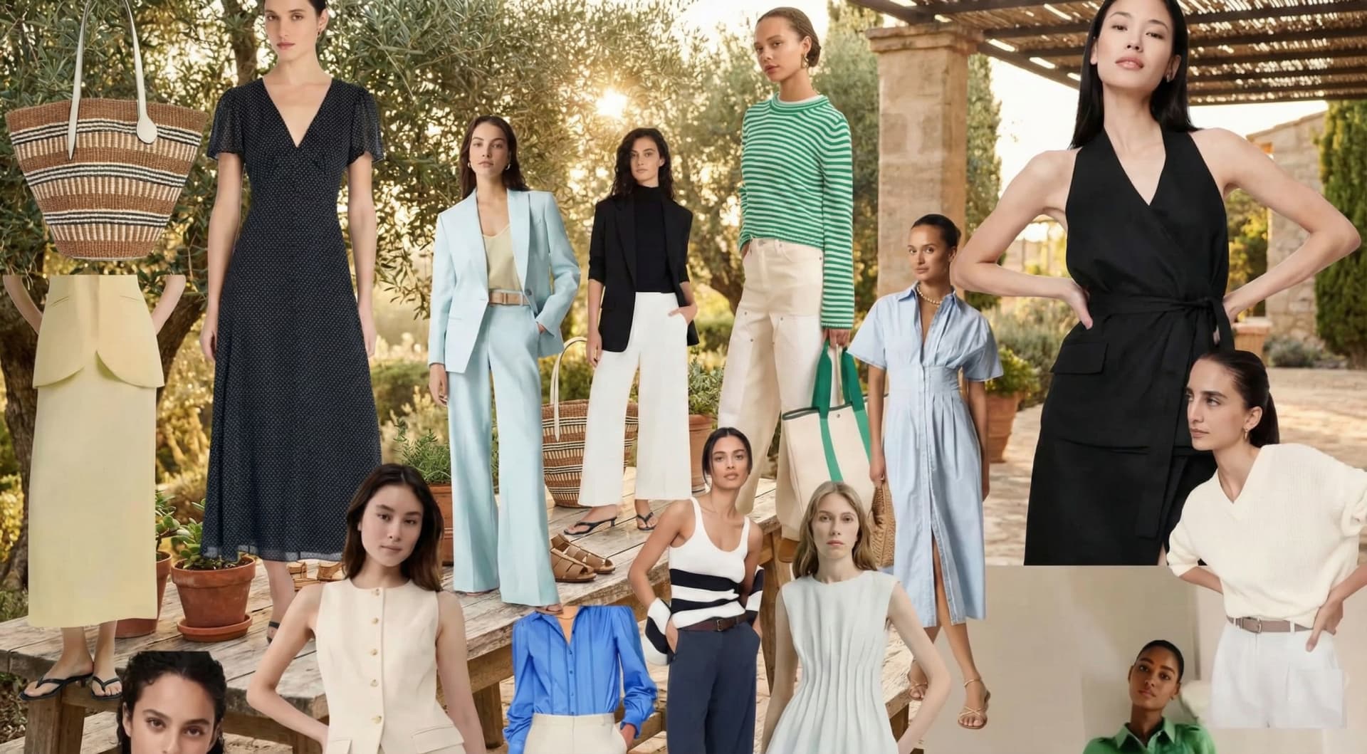 Woman transitioning from office outfit to party look with versatile holiday clothing