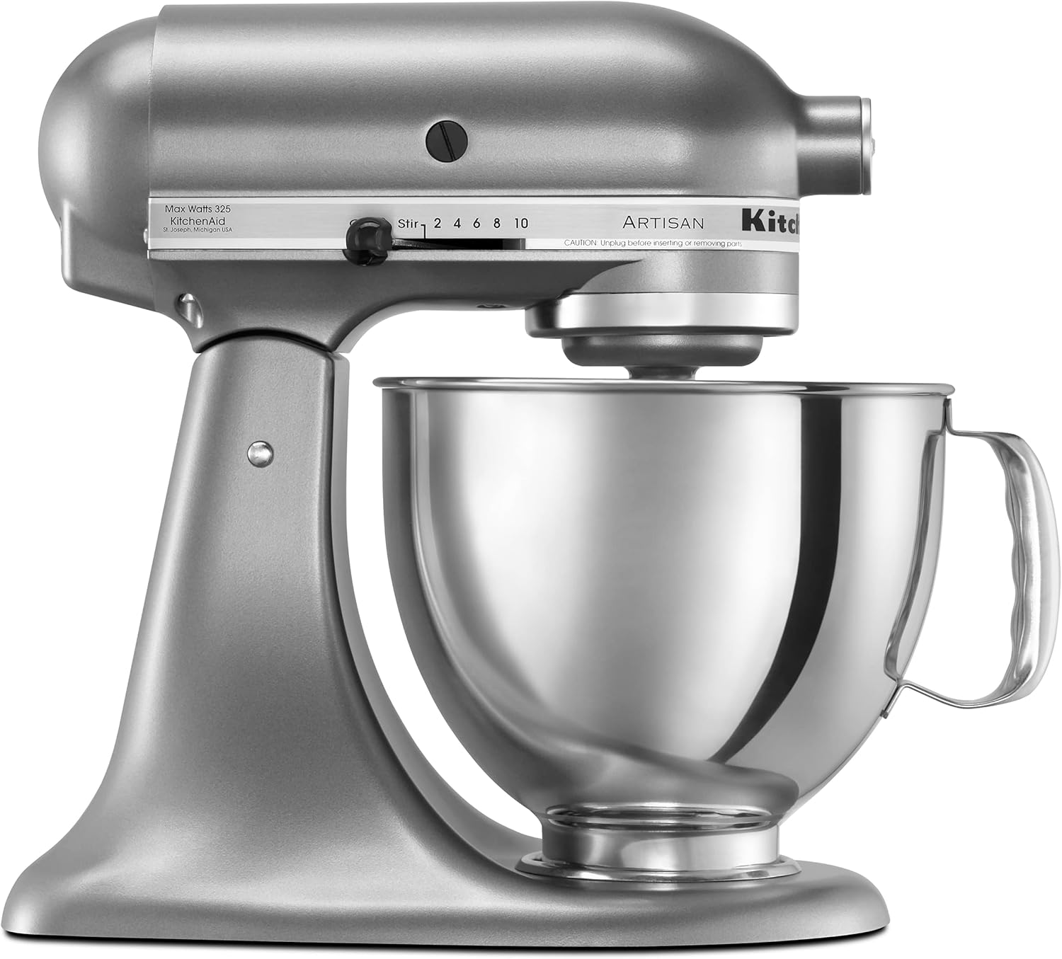 KitchenAid Artisan Series 5 Quart Tilt Head Stand Mixer with Pouring Shield - Best Stand Mixer for Baking